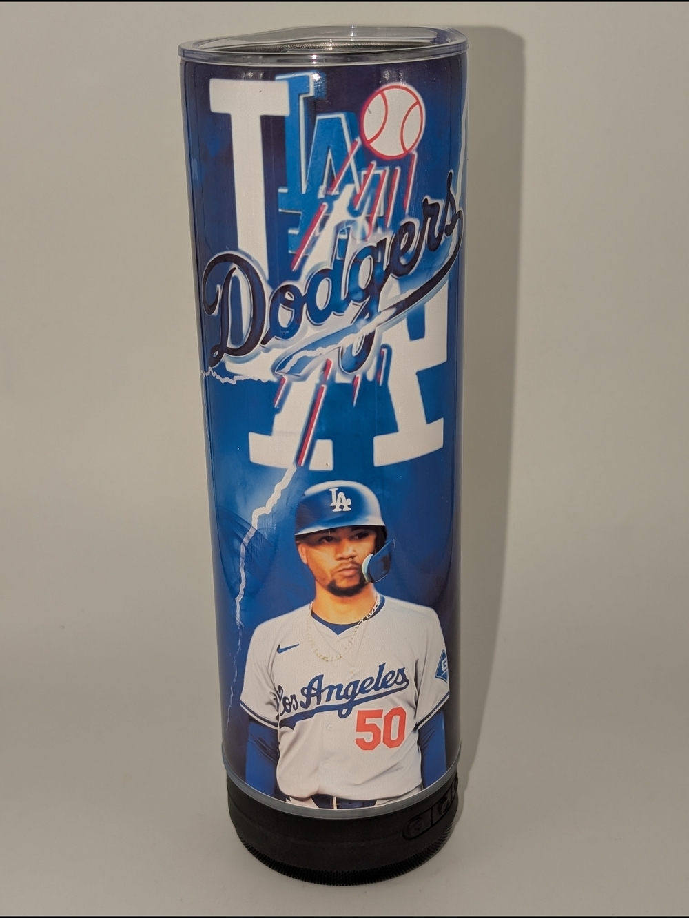 Los Angeles Dodgers Mookie Betts Bluetooth Audio Stainless Steel Tumbler - New